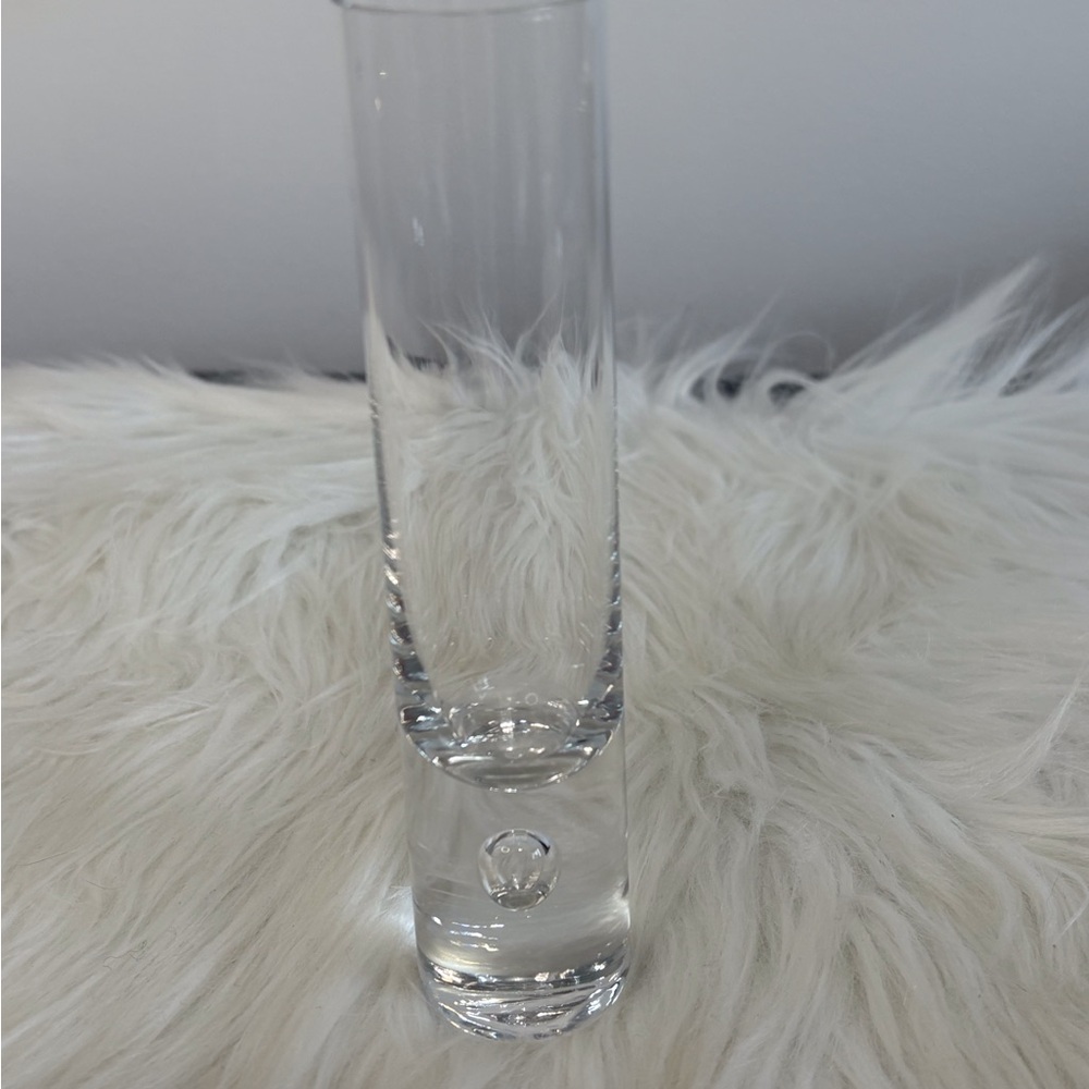 Elegant Clear Glass Vase